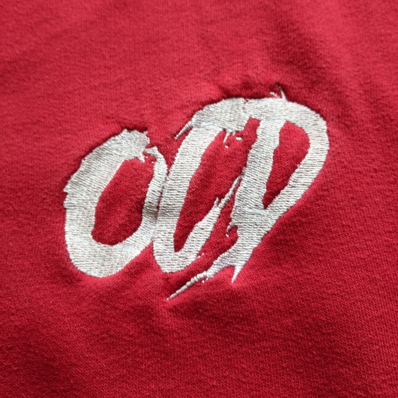 🔥 OCD Red Vintage Sweatshirt UNISEX - Picture 2 of 2